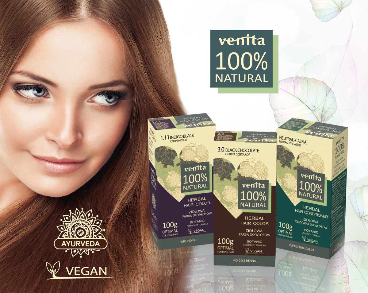 Veganské bylinné barvy Venita